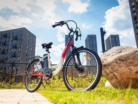 Электровелосипед Eltreco White